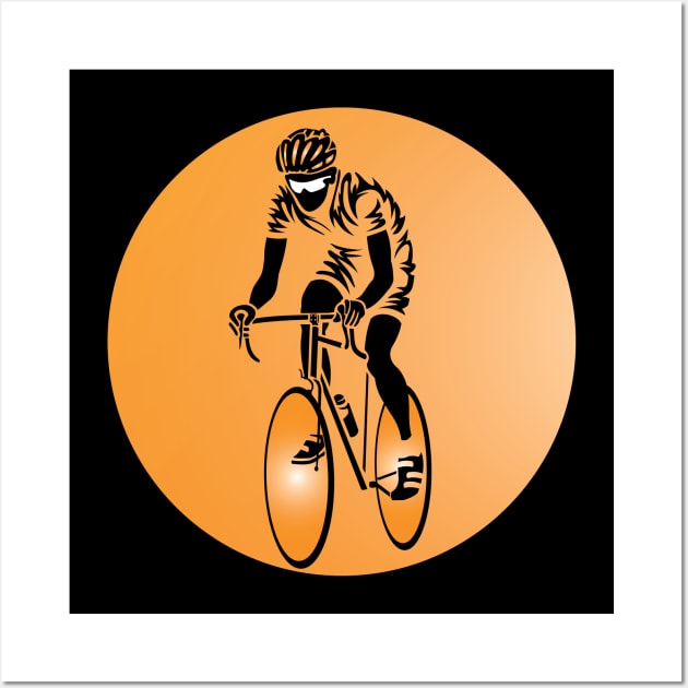 Cyclist - Cycling Wall Art by Kudostees